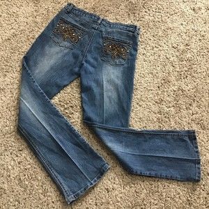 South Pole Women's Jeans Size 11 Bootcut Detailed Back Pockets